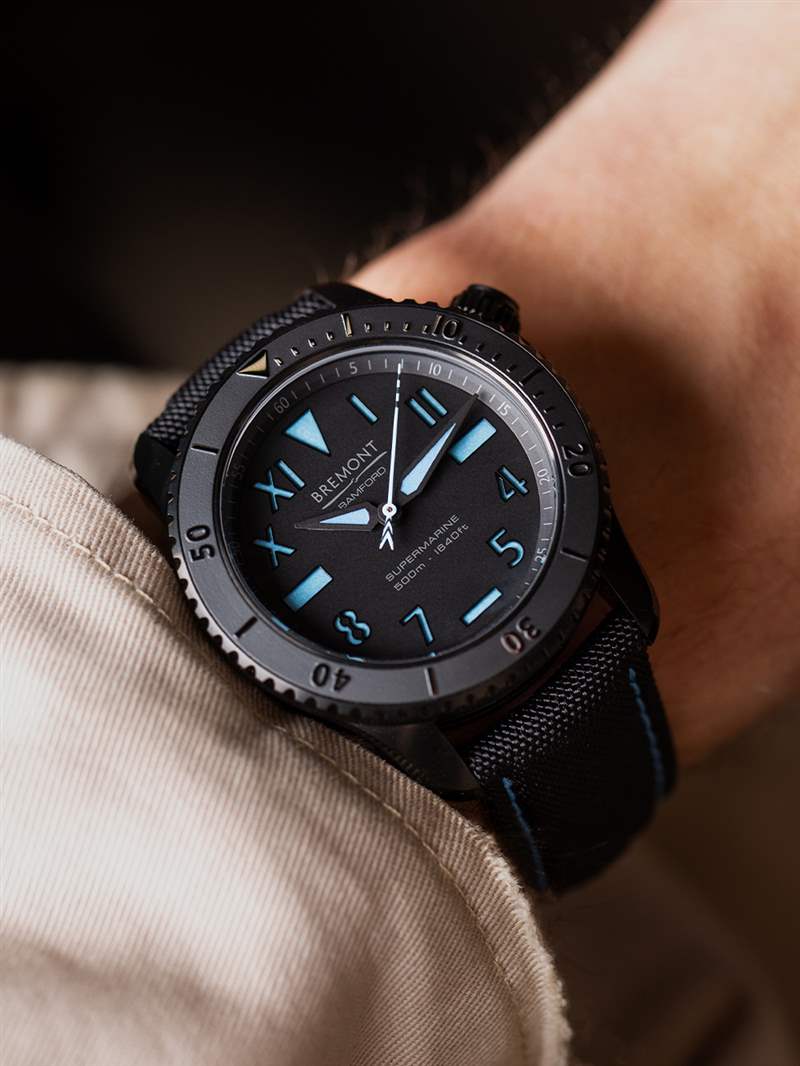 Bremont S500 Bamford特別版中的英國合作伙伴關系-復刻表