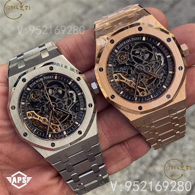 APS廠愛彼15407皇家橡樹鏤空機械復(fù)刻表做工如何,超越j(luò)f廠-復(fù)刻表