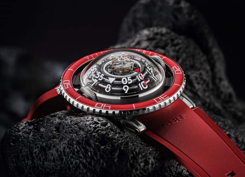 MB&F HM7 Aquapod 鉑金紅色腕表-復刻表