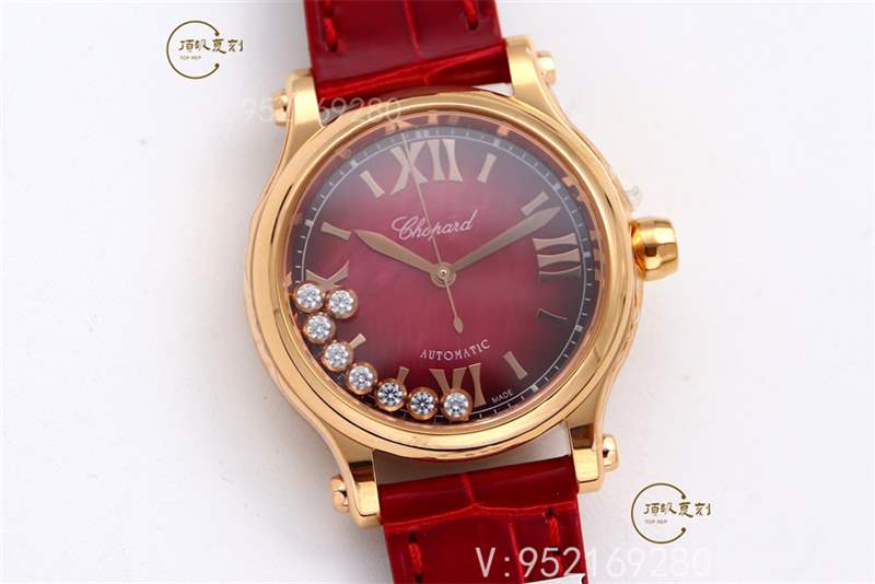 ZF廠蕭邦HAPPY SPORT快樂(lè)鉆石中國(guó)紅限量版新品發(fā)布-復(fù)刻表