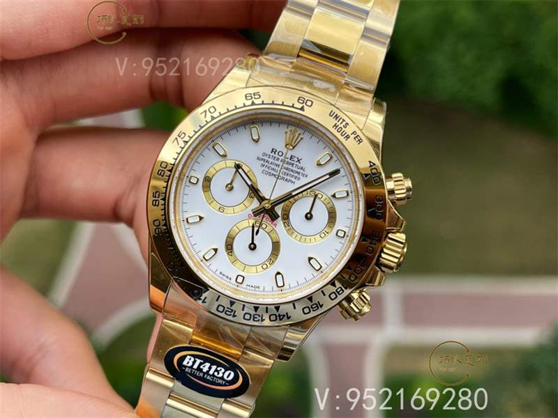 bt廠勞力士迪通拿全金白盤116508復刻表做工怎么樣-復刻表
