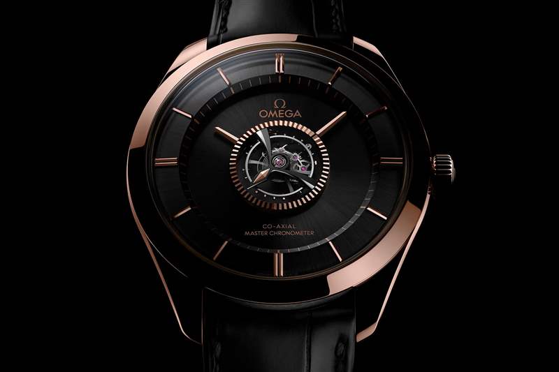 歐米茄碟飛系列陀飛輪同軸至臻天文臺表-復(fù)刻表