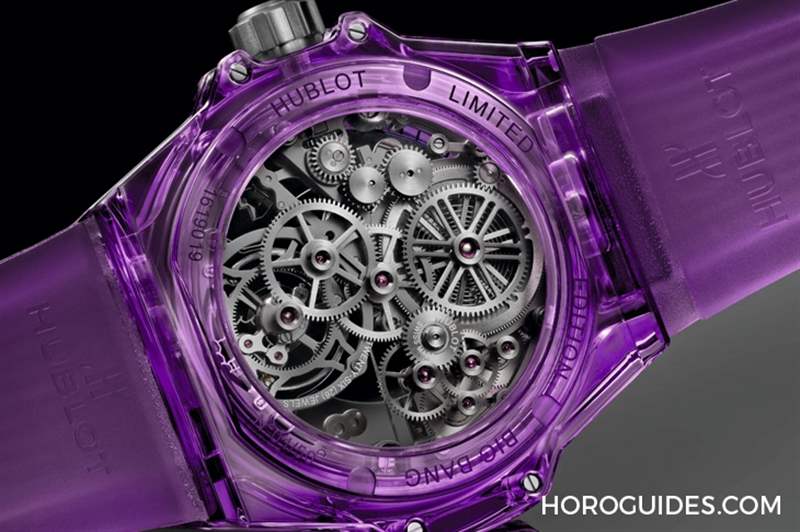 宇舶Hublot推出全球首見紫色藍寶石腕表&旗下第一款鈦金屬鏈帶-復(fù)刻表