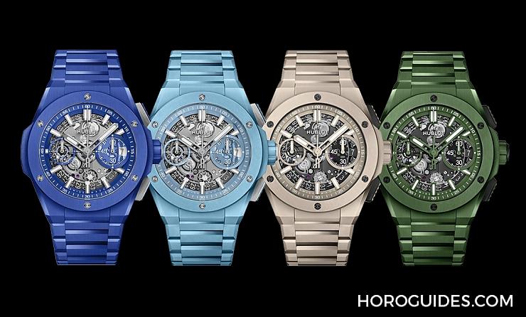 宇舶Hublot推出全球首見紫色藍寶石腕表&旗下第一款鈦金屬鏈帶-復(fù)刻表