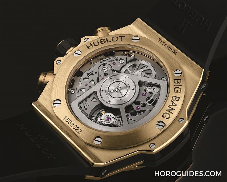 大爆炸宇宙的超新星HUBLOT Big Bang Unico 黃金計時腕表-復(fù)刻表
