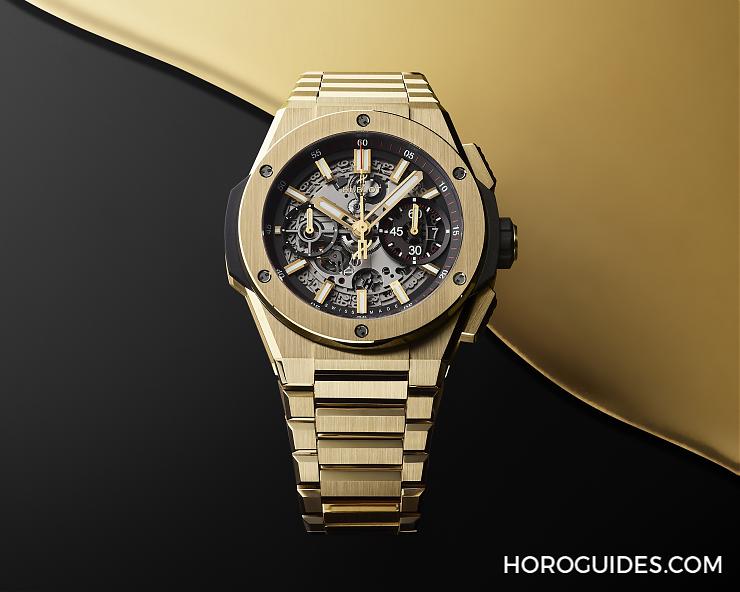 大爆炸宇宙的超新星HUBLOT Big Bang Unico 黃金計時腕表-復(fù)刻表