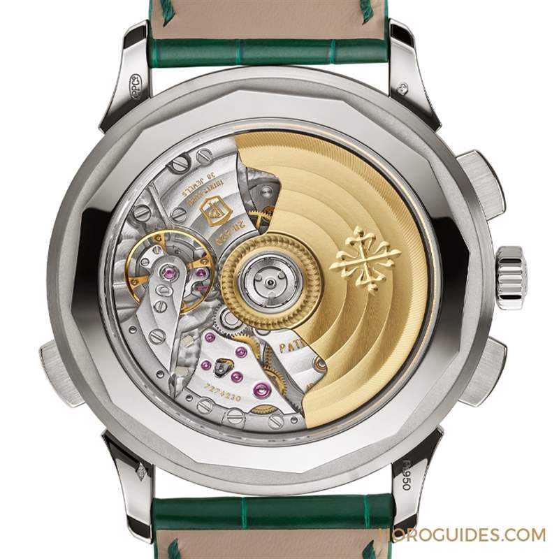 百達翡麗世界時區(qū)計時碼表5930首度推出鉑金款，挾綠面尊貴亮相-復刻表