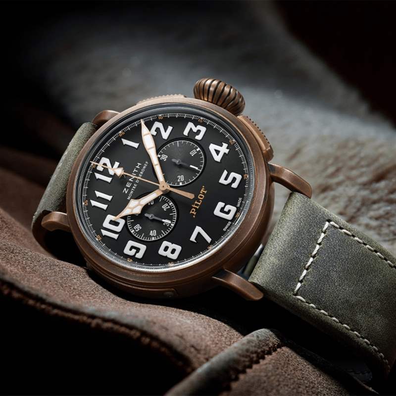 經典飛行表｜5款人氣真力時Zenith Pilot Type 20手表推介-復刻表