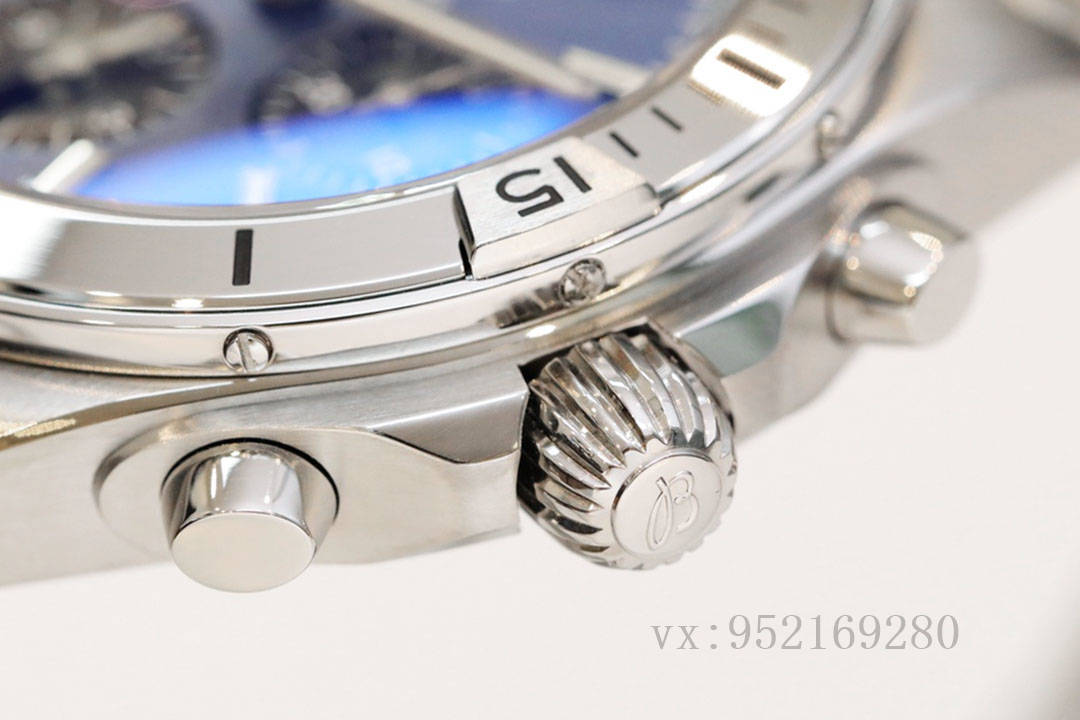 GF廠百年靈大鋼王機(jī)械計(jì)時(shí)藍(lán)盤腕表質(zhì)量怎么樣-復(fù)刻表