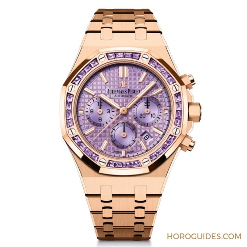 紫水晶圈！霜金彩虹圈！這是愛彼皇家橡樹表系里的盛世美顏-復(fù)刻表