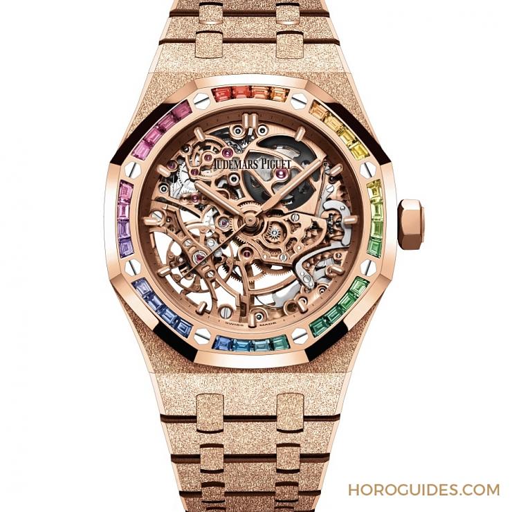 紫水晶圈！霜金彩虹圈！這是愛彼皇家橡樹表系里的盛世美顏-復(fù)刻表