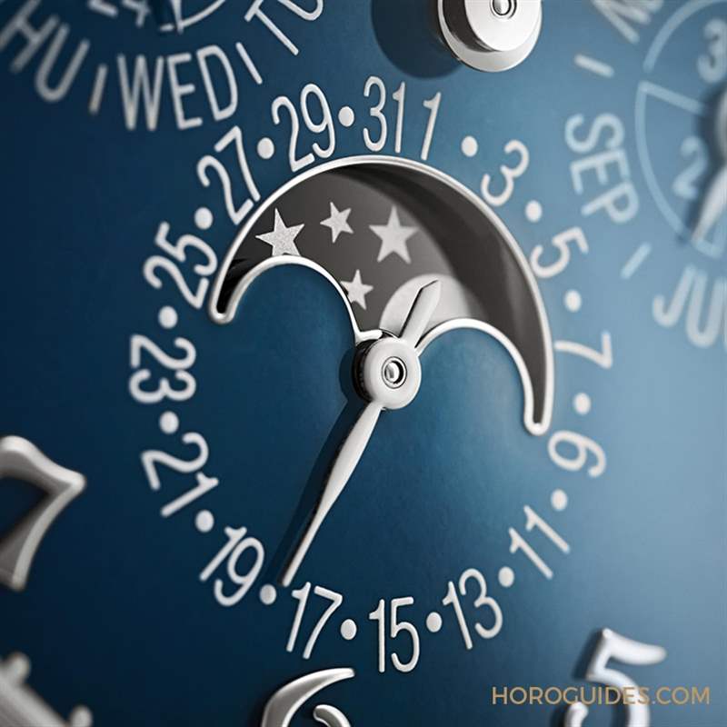 視聽都是極致饗宴！百達翡麗5374G三問萬年歷，「教堂鐘聲」配藍色大明火琺瑯表面-復刻表