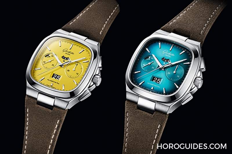 復古未來摩登亮色｜格拉蘇蒂原創七零年代大日歷計時腕表限量新色-復刻表