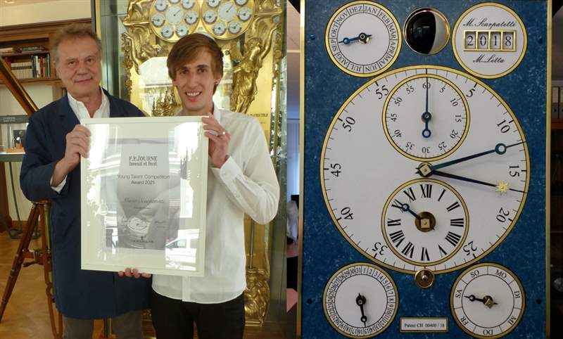 400年周期萬年歷專利！Mario Scarpatetti贏得FPJourne 2021年輕制表人才競賽-復(fù)刻表