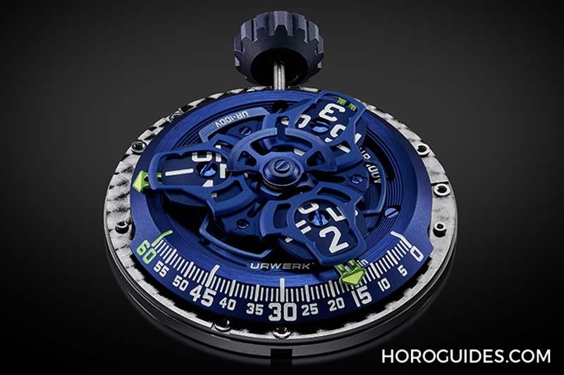 藍色星球之夢｜URWERK UR-100V Blue Planet限量腕表-復刻表