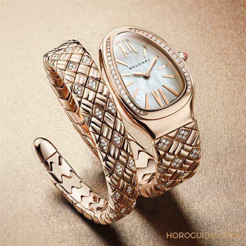 菱格紋環(huán)繞式表帶登場！BVLGARI Serpenti Spiga繾綣姿態(tài)添新貌-復刻表
