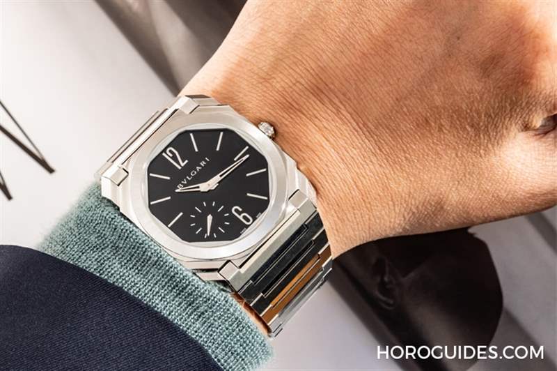 這樣的喀什米爾藍面，美絕了！BVLGARI Octo Finissimo超薄自動上鏈精鋼腕表-復刻表