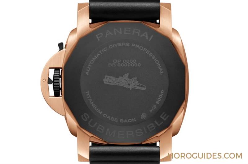 紅金＋碳纖維同步現(xiàn)身｜沛納海Submersible Goldtech? Orocarbo 44mm-PAM01070-復(fù)刻表