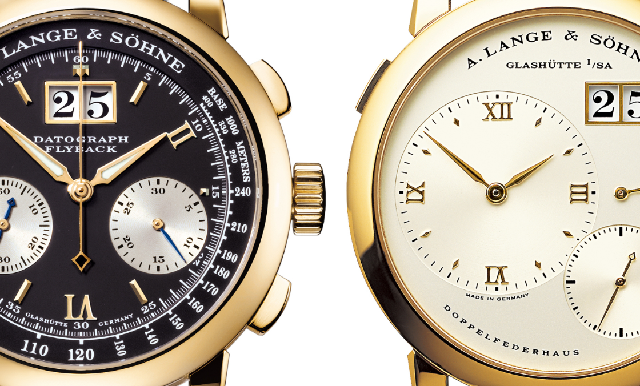 朗格珍品拍賣新紀錄| 黃K金版本Datograph及Lange 1-復刻表