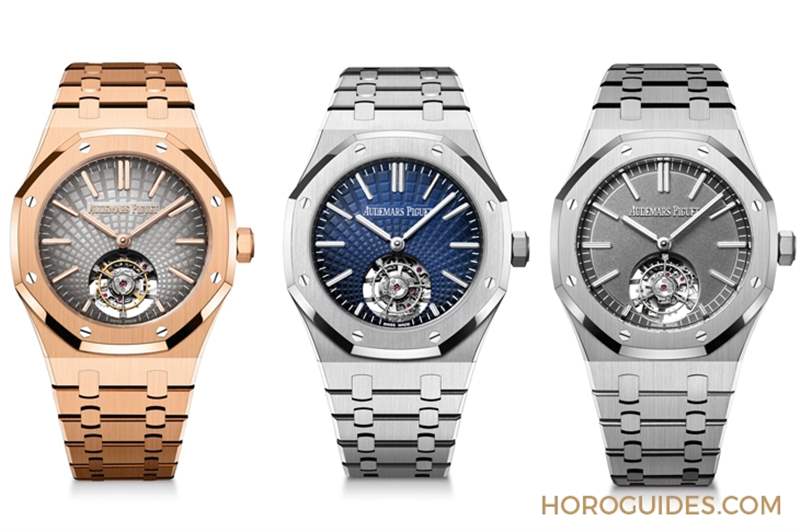 愛彼皇家橡樹首款自動(dòng)上鏈飛行陀飛輪現(xiàn)身，罕見鈦金屬款話題加碼-復(fù)刻表