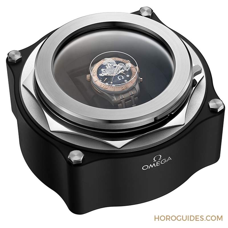 三種材質(zhì)精湛融合！歐米茄大師天文臺海馬潛水300米計時碼表-復刻表