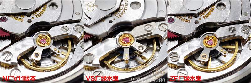 VS廠、ZF廠、N廠勞力士水鬼獨家對比，哪家復刻做工最為出色呢-復刻表