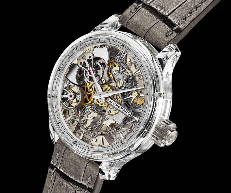 寶璣霍拉世界 5557-蕭邦L.U.C 全擊藍(lán)寶石-復(fù)刻表