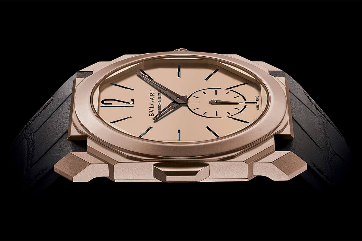 寶格麗Octo Finissimo三問功能玫瑰金腕表-復(fù)刻表