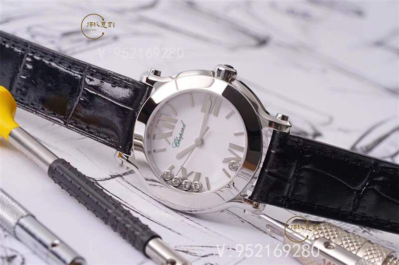 璀璨蕭邦:ZF廠蕭邦Happy Diamonds快樂的鉆石石英表對比正品-復刻表