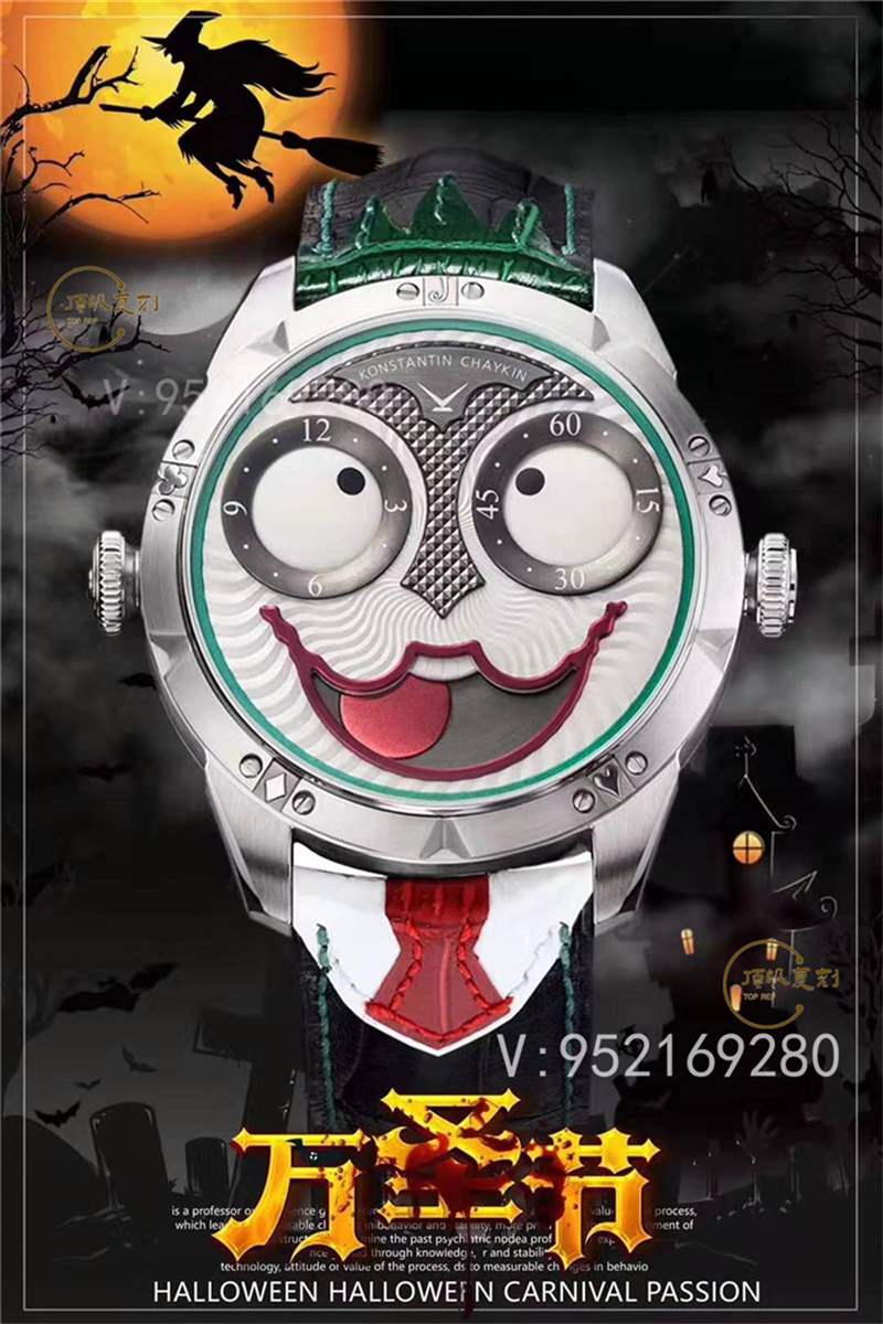 TW廠俄羅斯切金小丑復(fù)刻表對(duì)比正品能超越v9廠俄羅斯小廠嗎-復(fù)刻表