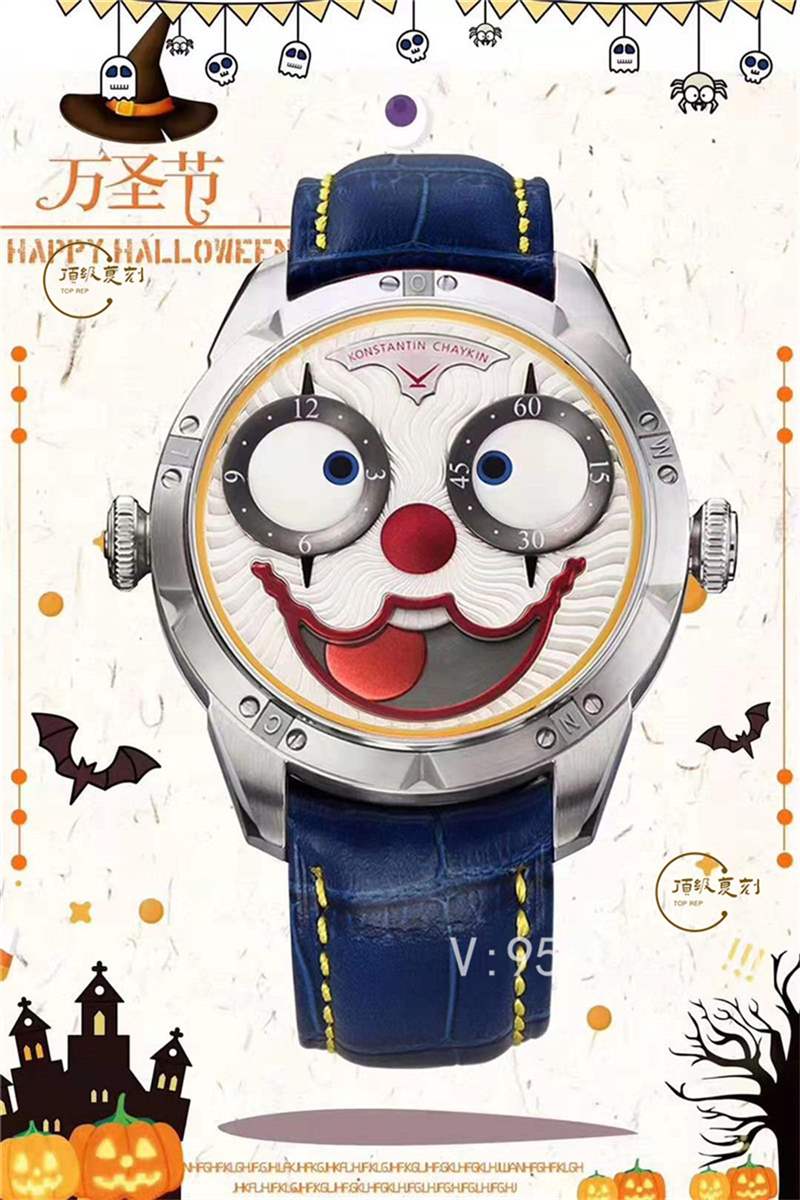 TW廠俄羅斯切金小丑復(fù)刻表對(duì)比正品能超越v9廠俄羅斯小廠嗎-復(fù)刻表