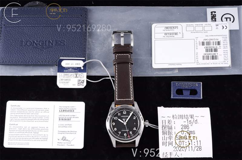 CF廠浪琴先行者五星上將做工怎么樣,對比正品會一眼假嗎-復(fù)刻表