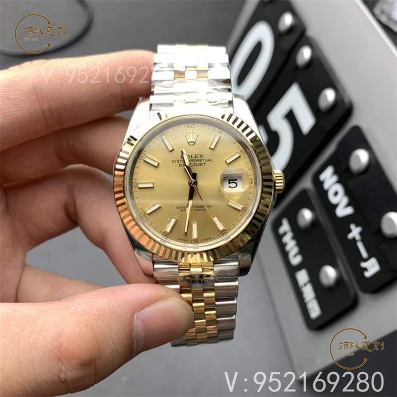 AR廠勞力士日志41mm間金款復(fù)刻表做工怎么樣-復(fù)刻表