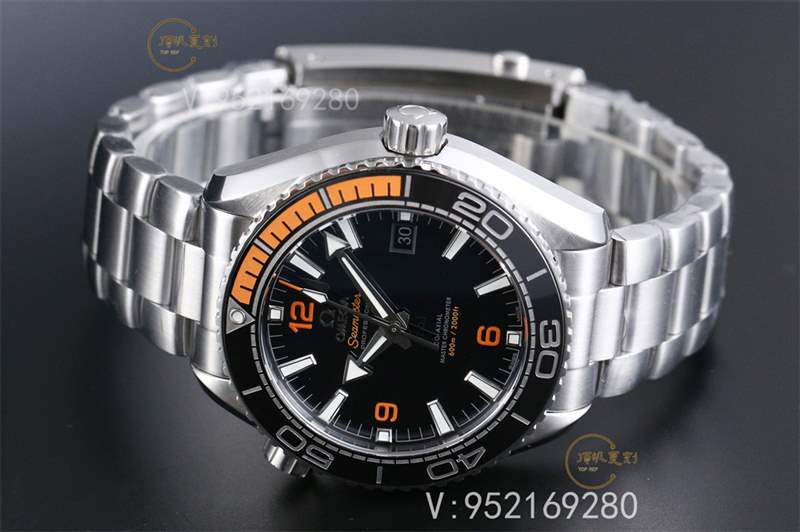 VS廠歐米茄海馬四分之一橙對(duì)比正品復(fù)刻做工會(huì)一眼假嗎-復(fù)刻表