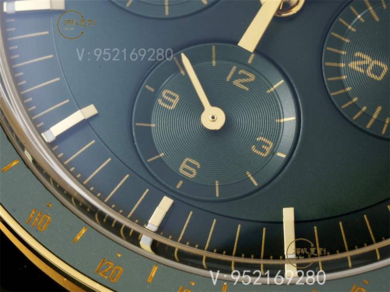 RM廠歐米茄超霸「綠金霸」月球表Moonshine 18K金款復刻做工怎么樣-復刻表
