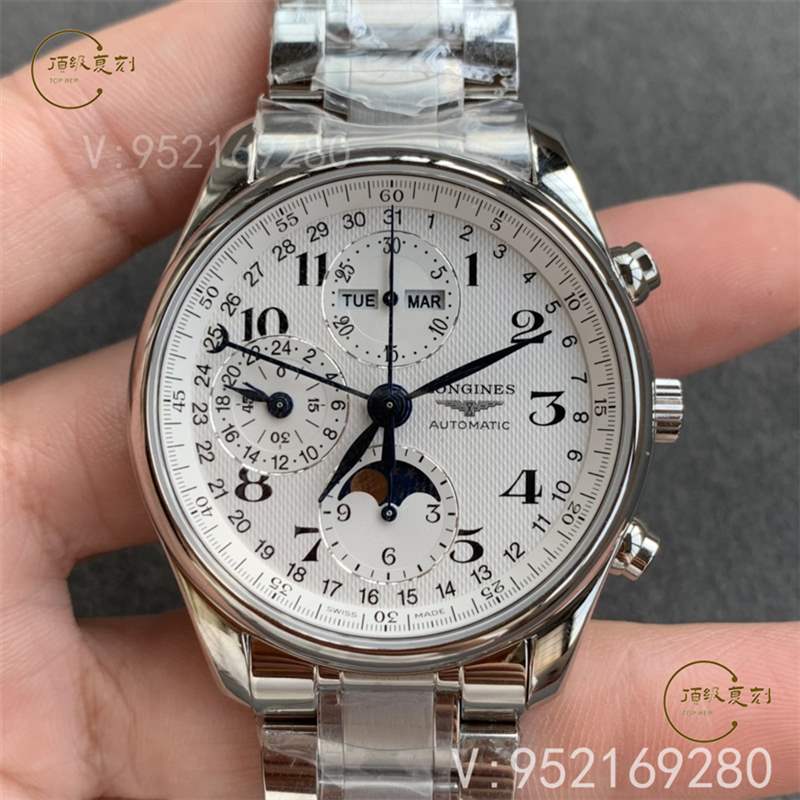 3M廠浪琴名匠月相八針復(fù)刻表對比tw廠、gs廠、jf廠那個好-復(fù)刻表