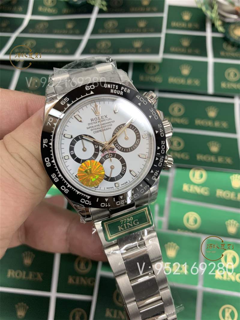 KING廠勞力士迪通拿7750機(jī)芯復(fù)刻做工怎么樣,厚度對版-復(fù)刻表