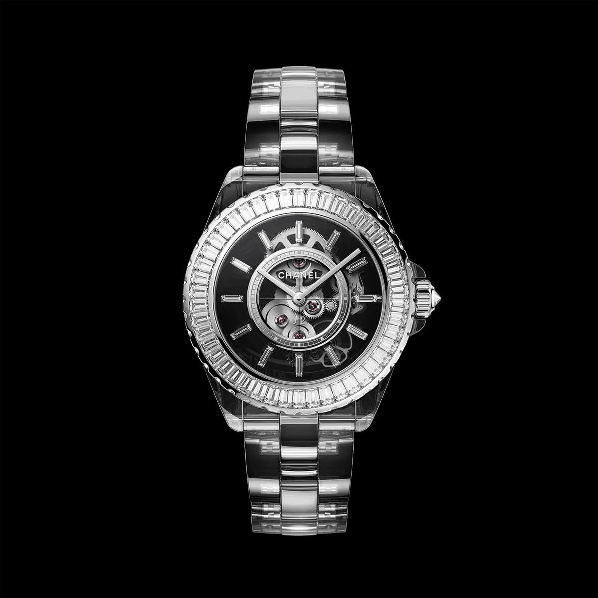 限量12枚！香奈兒J12 X個(gè)性鏤空機(jī)械手表H6249-復(fù)刻表