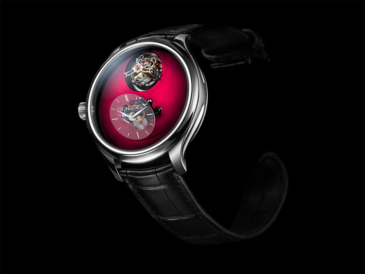 H. Moser & Cie x MB&F聯名半球型手表-復刻表