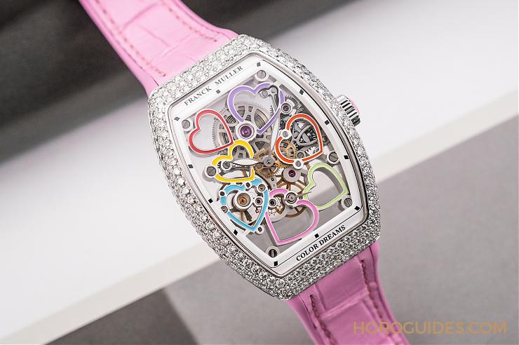 Vanguard Yachting玫瑰金白色面盤-Vanguard Heart Skeleton｜打動(dòng)她的心-復(fù)刻表