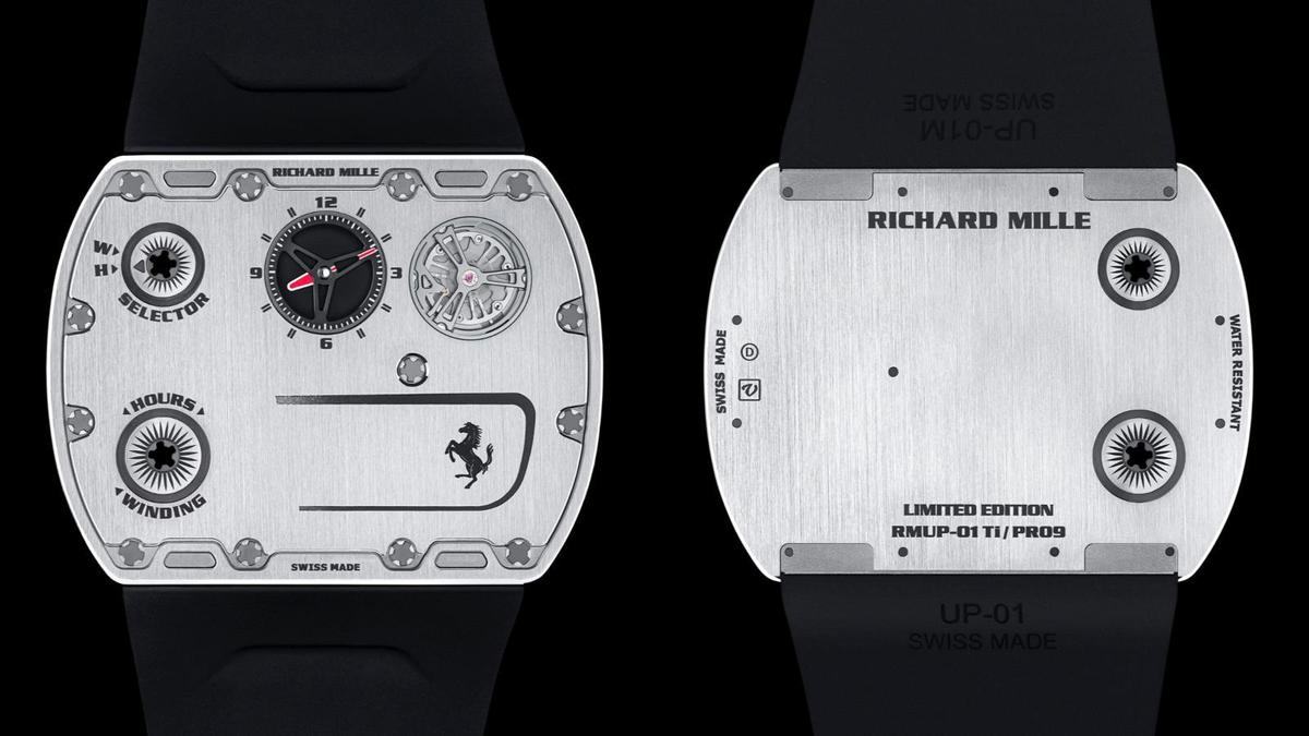 超薄運動表的工程習題！RICHARD MILLE RM UP-01 Ferrari-復刻表