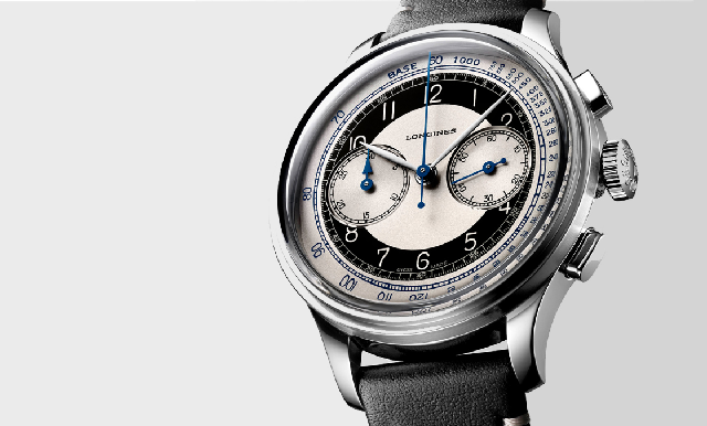 「沒有」日期窗的原版復刻：浪琴Heritage Classic Tuxedo復刻表-復刻表