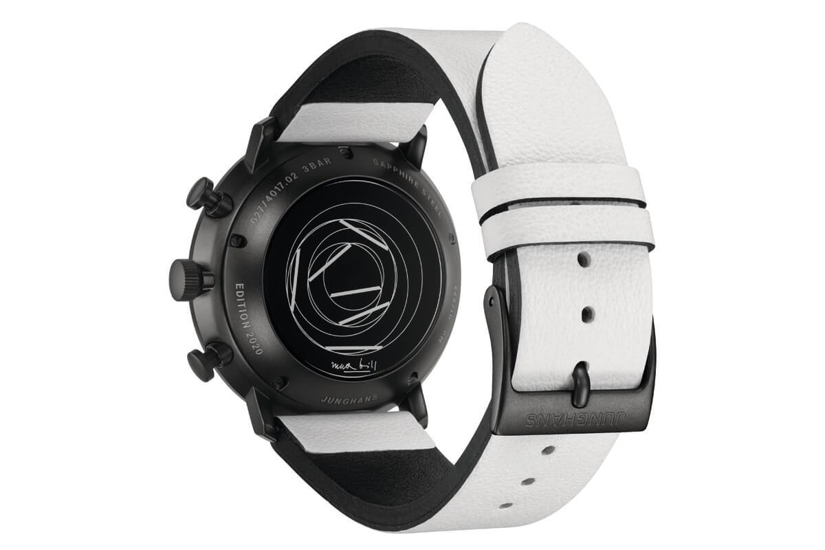 極簡主義德國黑色手表Junghans Max Bill2020年版套裝027/4018.02-復刻表