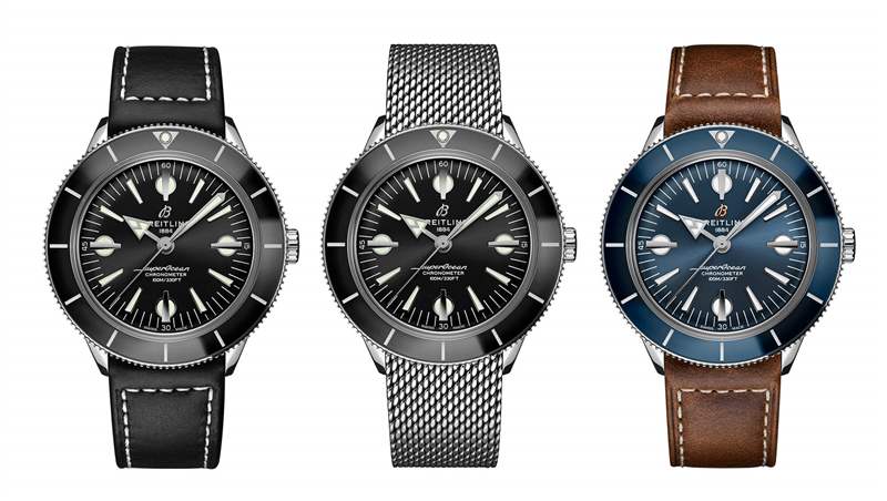 百年靈超級海洋'57 Heritage Capsule七彩系列A10370121B1A1-復刻表