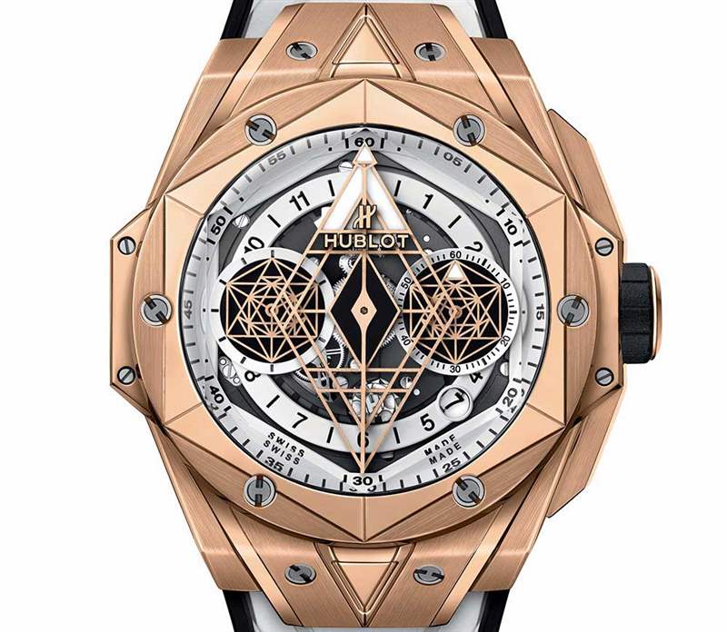 宇舶大爆炸唱BLEU Ⅱ白色，Big Bang Sang Bleu II White-復(fù)刻表