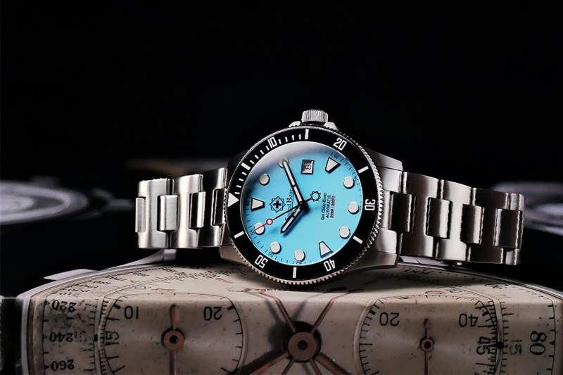 澳大利亞小眾手表:第二小時Second Hour Gin Clear Diver藍(lán)盤潛水表-復(fù)刻表