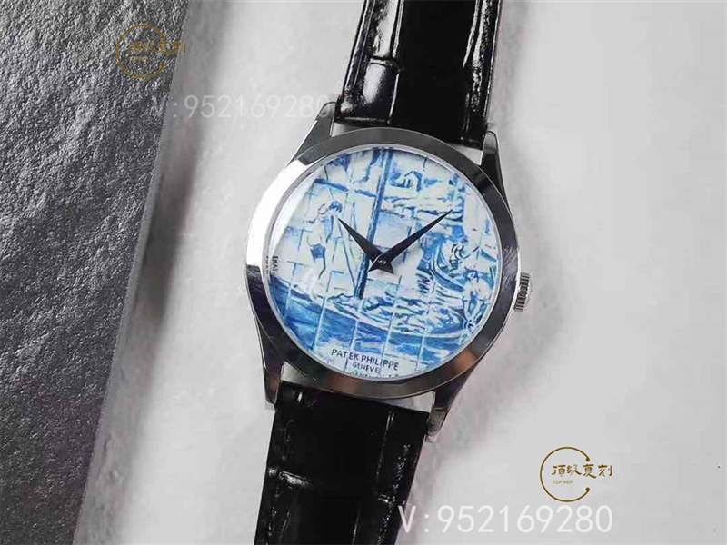 FL廠百達翡麗5089G「太加斯河上垂釣」琺瑯工藝復刻表做工怎么樣-復刻表