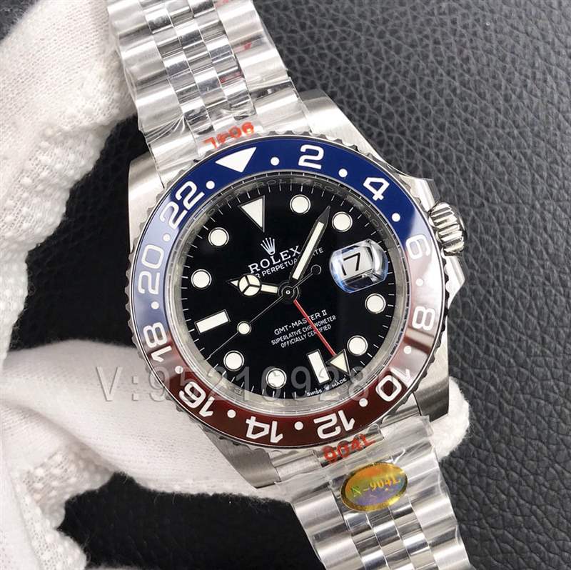 N廠勞力士格林尼治紅藍圈3235機芯視頻評測-復刻表