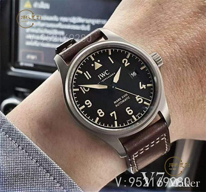 V7廠萬國馬克十八鈦殼IW327006復刻表對比正品,做工怎么樣-復刻表