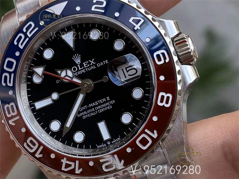 N廠勞力士格林尼治紅藍可樂圈「m126710blnr-0001」復(fù)刻做工評測-復(fù)刻表